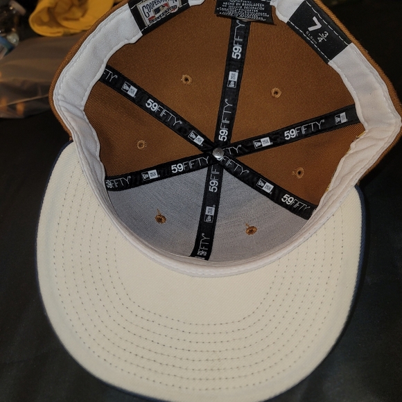 Cooperstown 59fifty New York Yankees 1998 World Series Fitted Baseball Cap 7 3/4 - Picture 9 of 10